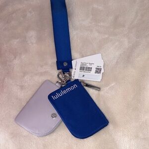 lululemon athletica Blue and Gray Key & Card Holder